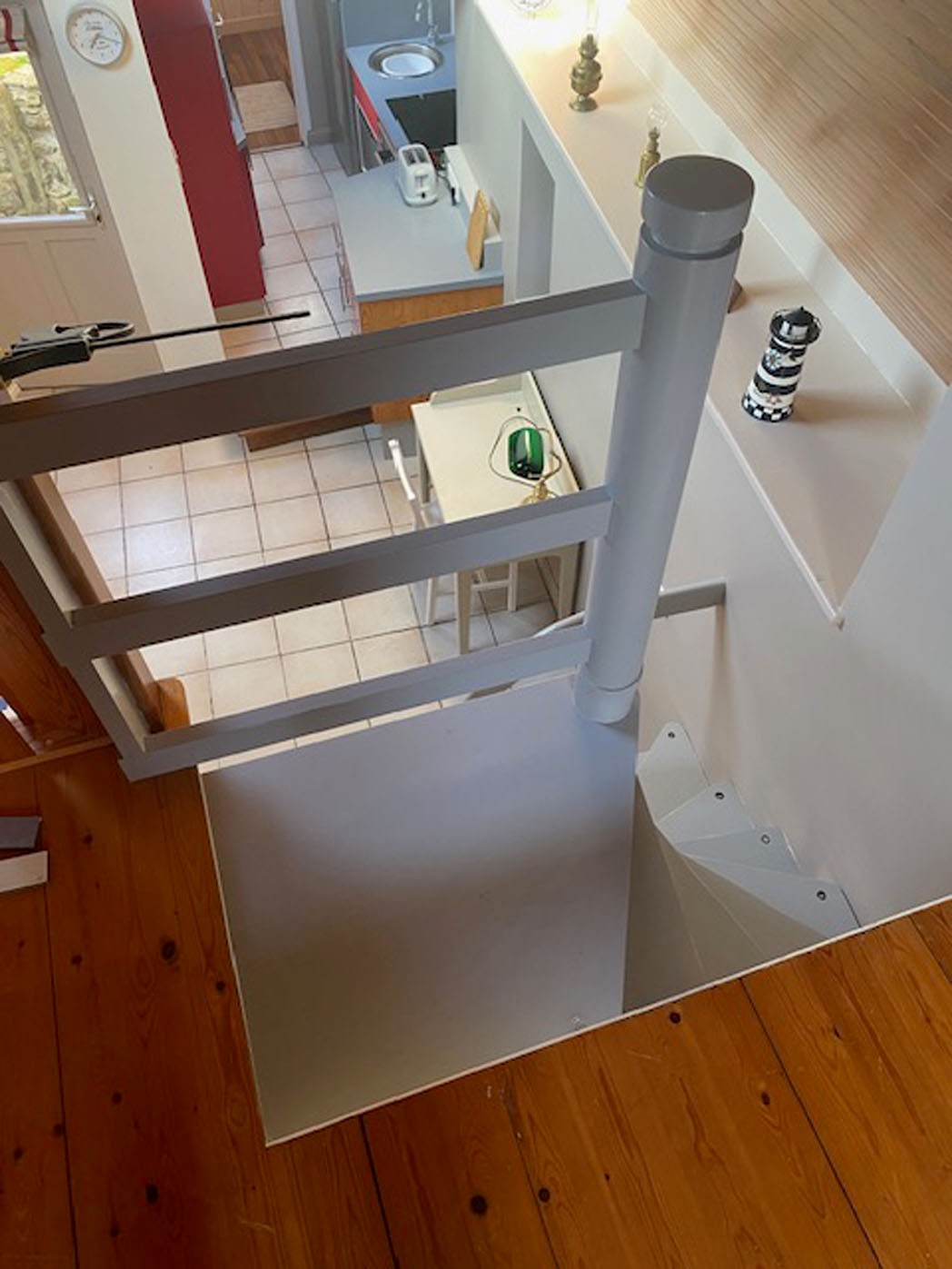 Escalier de la mezzanine