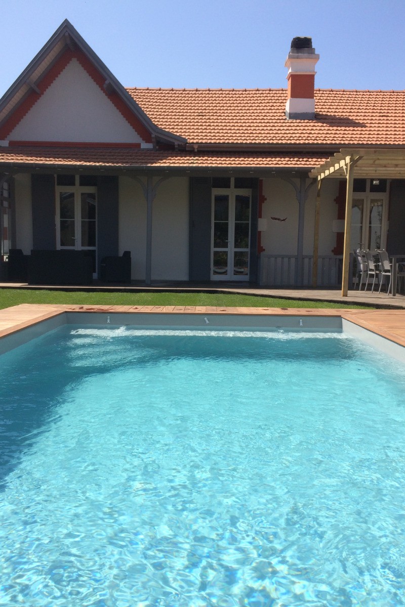 Piscine naturelle au sel