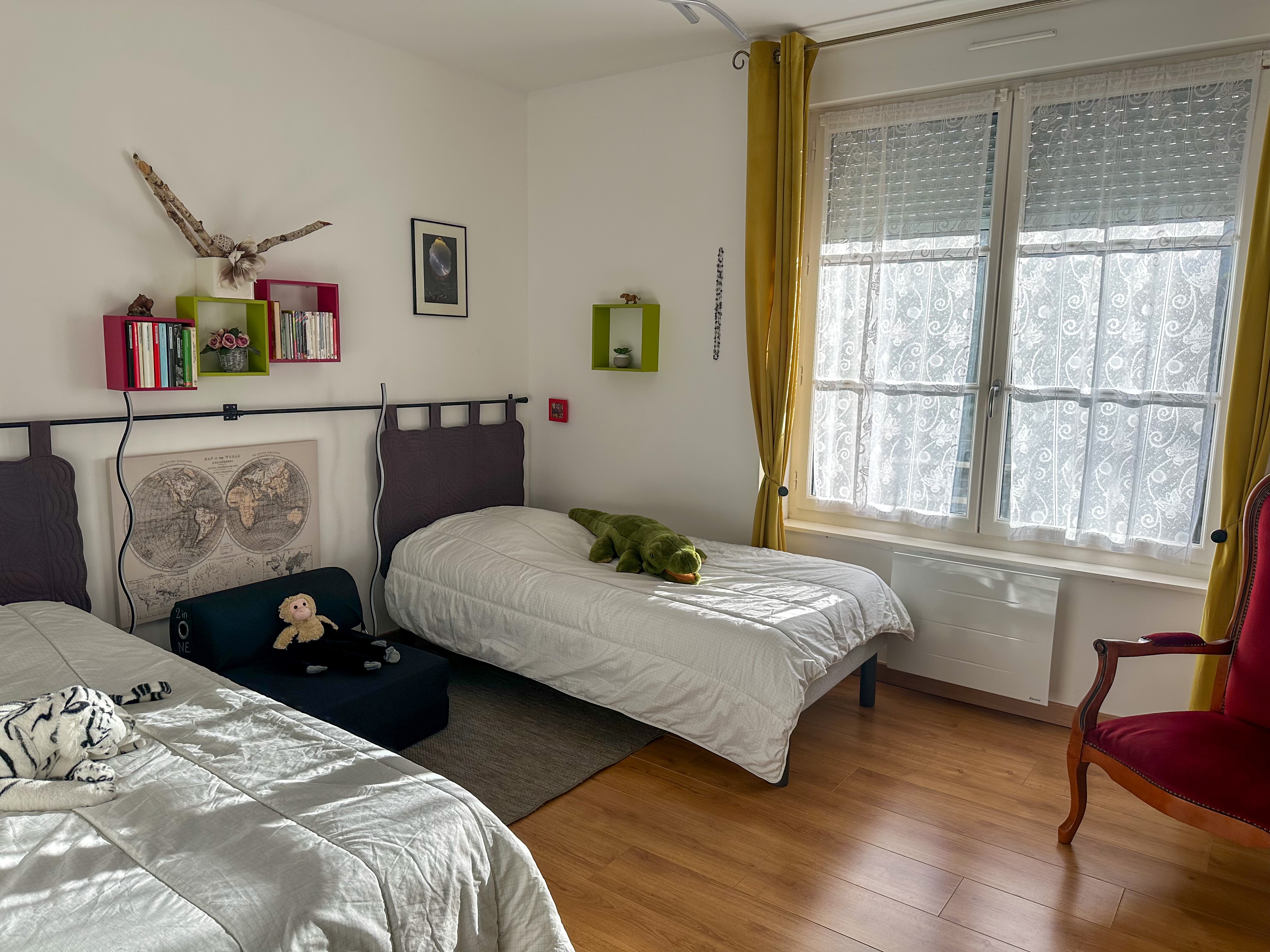 Chambre 2 Deux lits jumeaux en 90