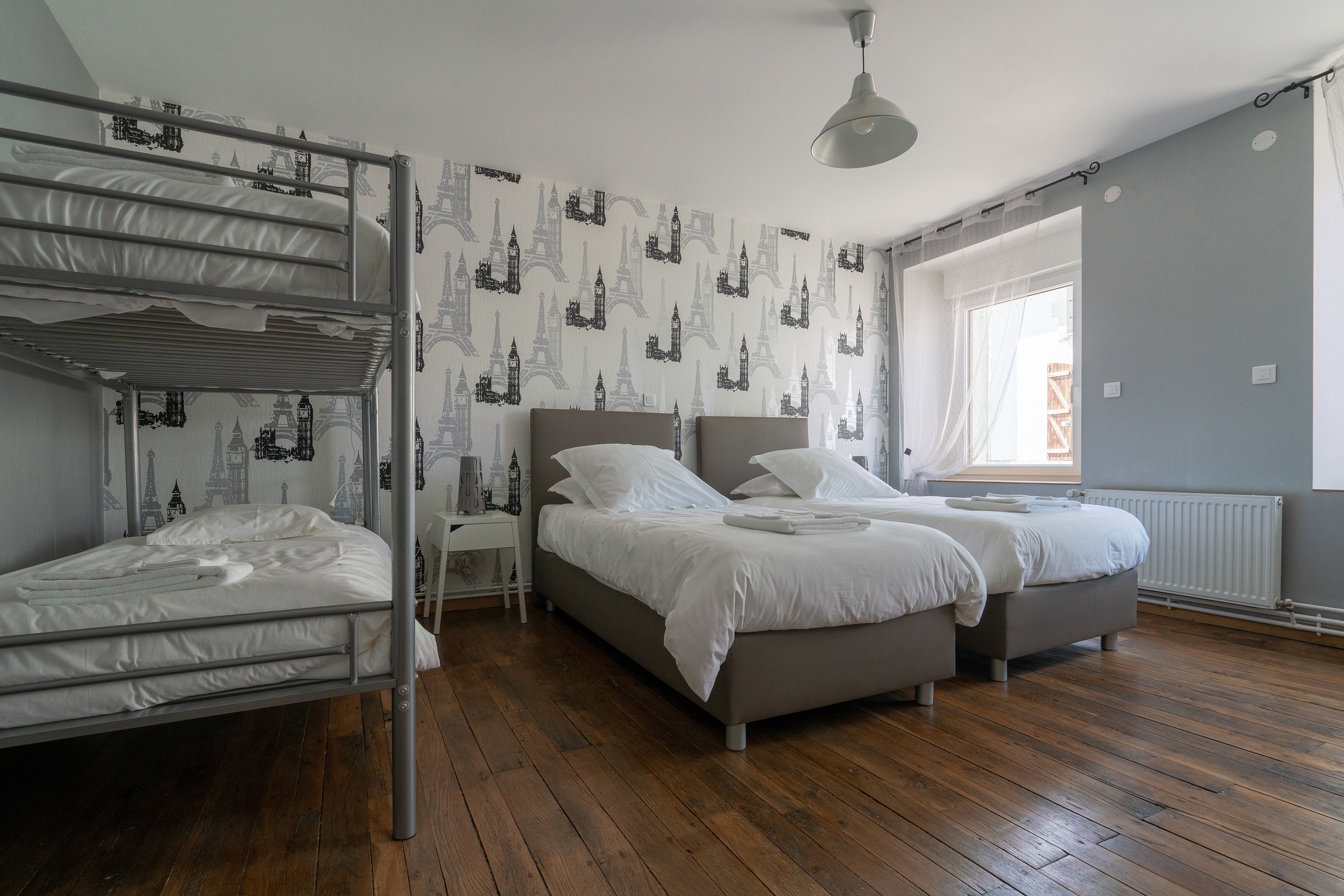 Chambre 4 lits