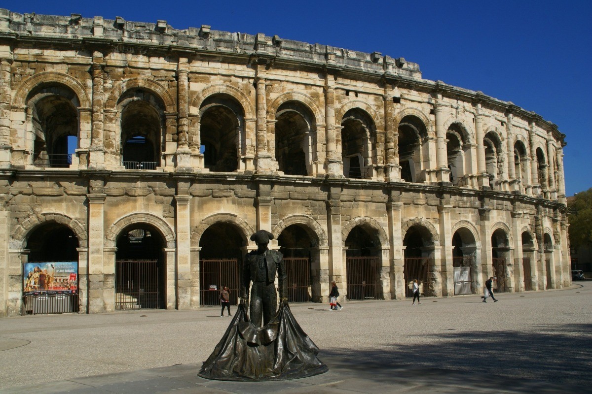 A visiter : Les Arènes de Nîmes