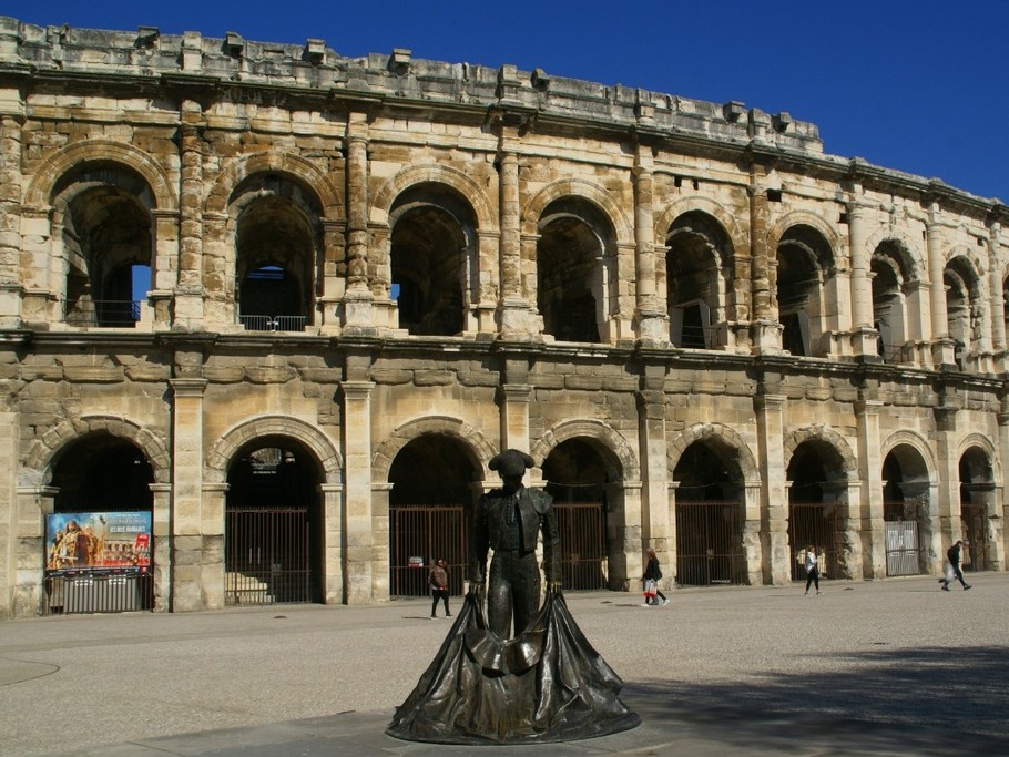 A visiter : Les Arènes de Nîmes