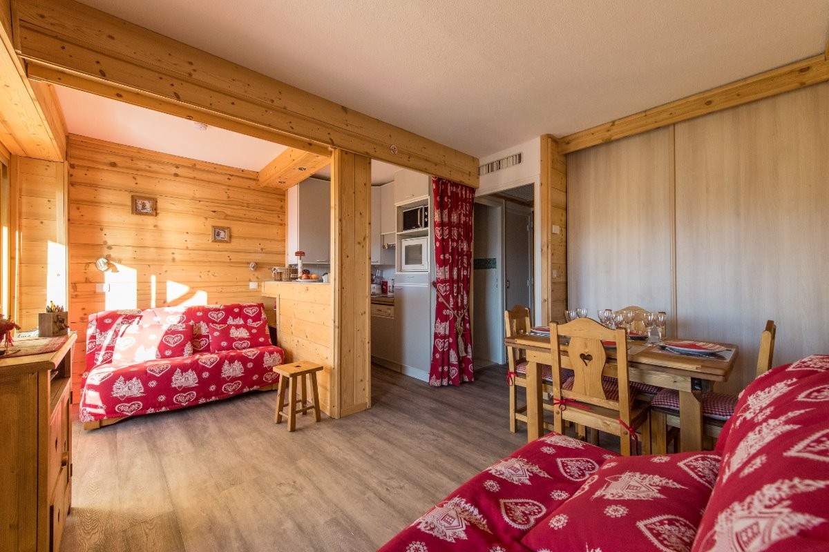 Studio Les Aiguilles n°98 La Toussuire Domaine skiable Les Sybelles
