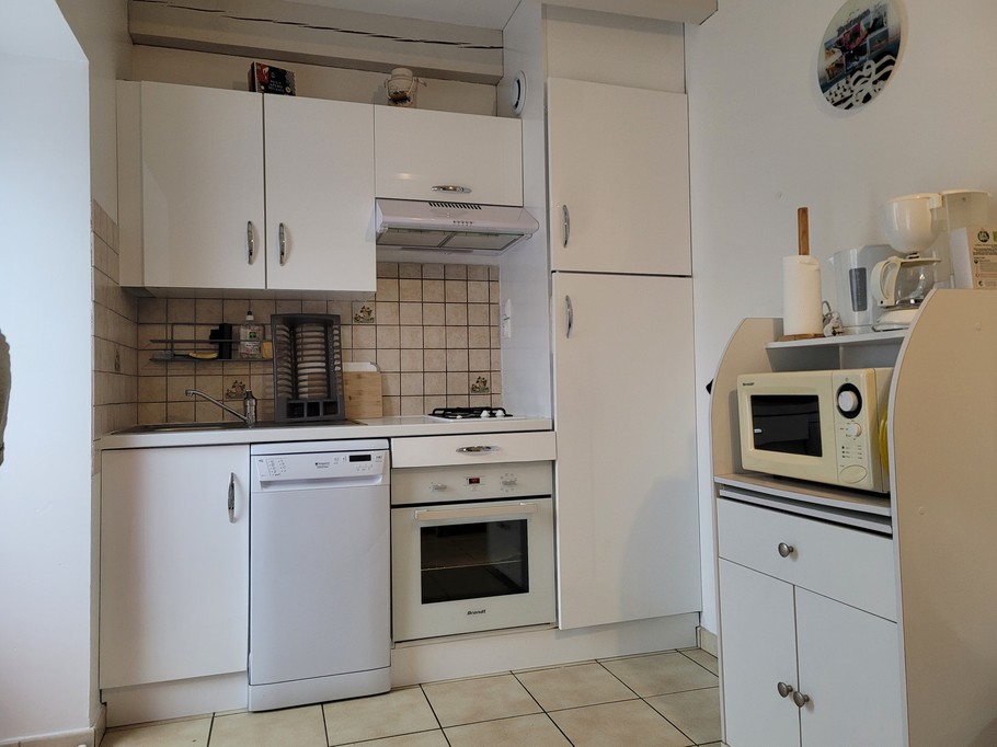 la longère, Gîte pors Even, la cuisine au RDC