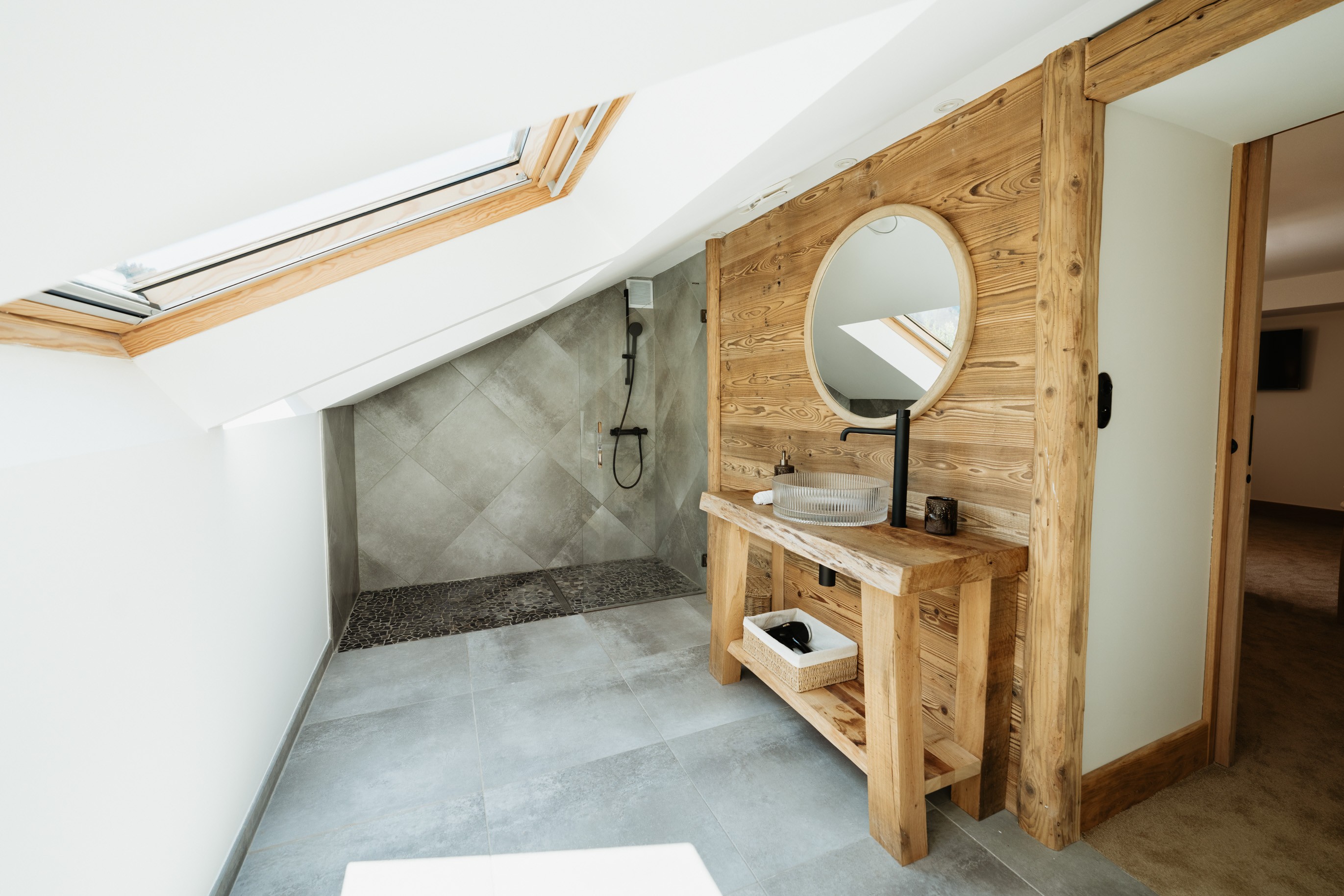 Shower room Madelaine rooms - Ferme Emeraude, Gérardmer