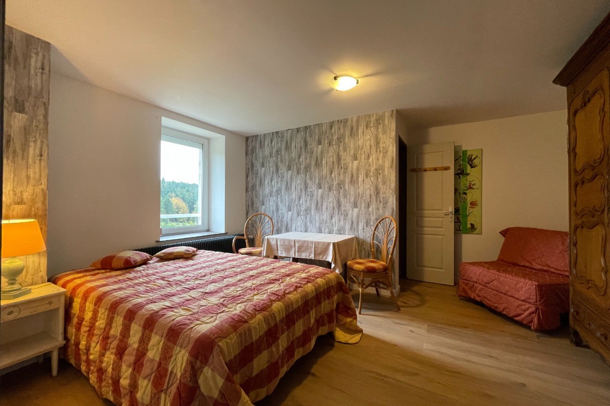 Chambre n°2 avec salle d'eau - Ferme La Vigotte