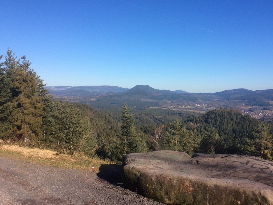 Vue depuis le Spitzemberg prise de la montagne en face du gîte