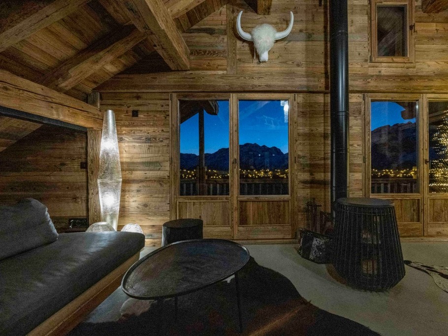 le séjour au soleil couchant