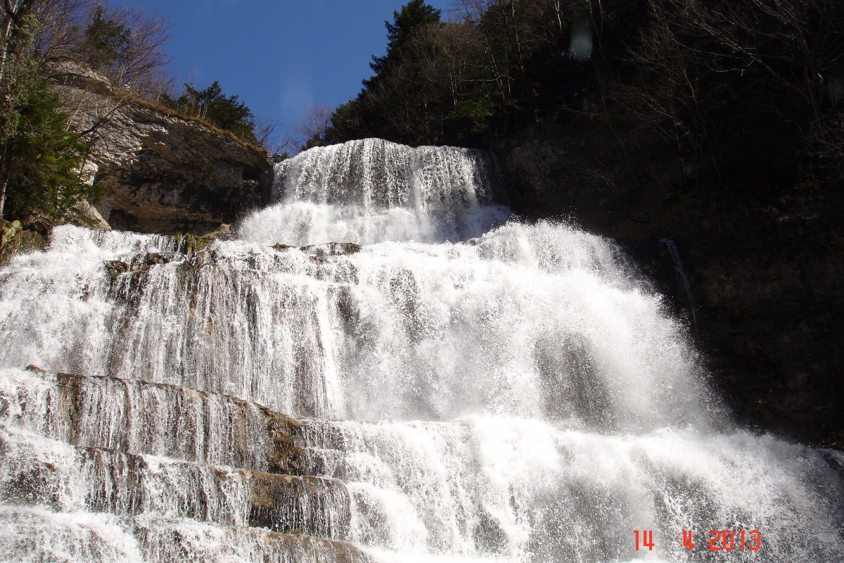 Cascade du Hérisson Hiver