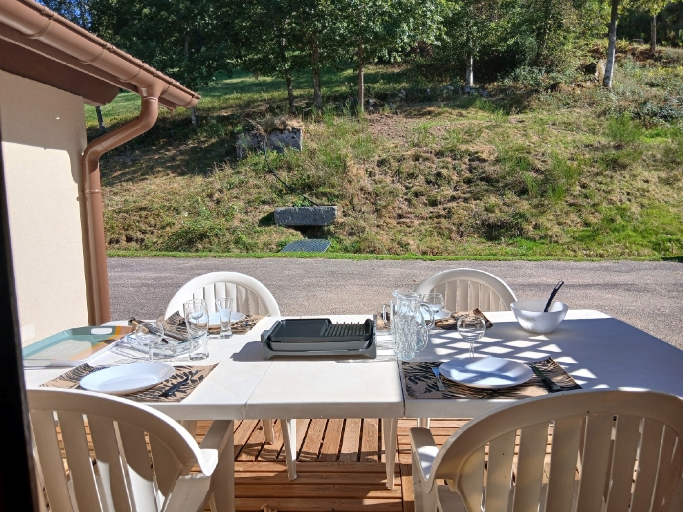 Terrasse privée - Situation idéale, en plein cœur du Parc des Ballons des Vosges