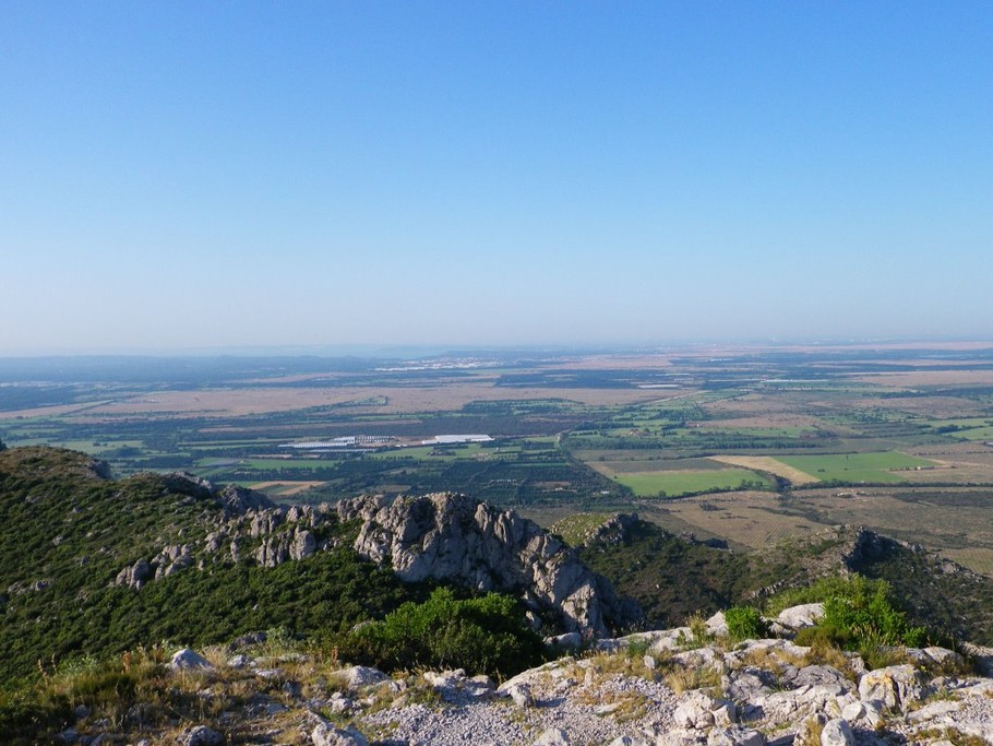 Depuis le sommet des Alpilles