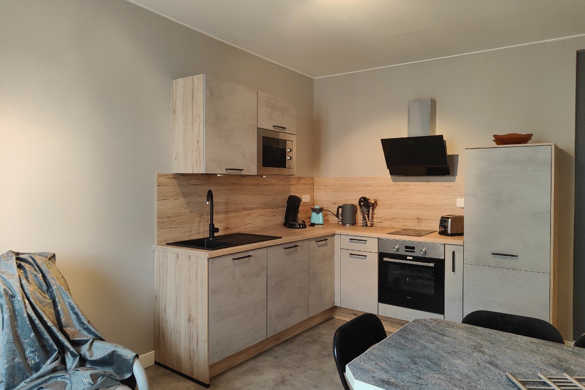 Domaine du Mélèze - Appartement - Salon/ cuisine