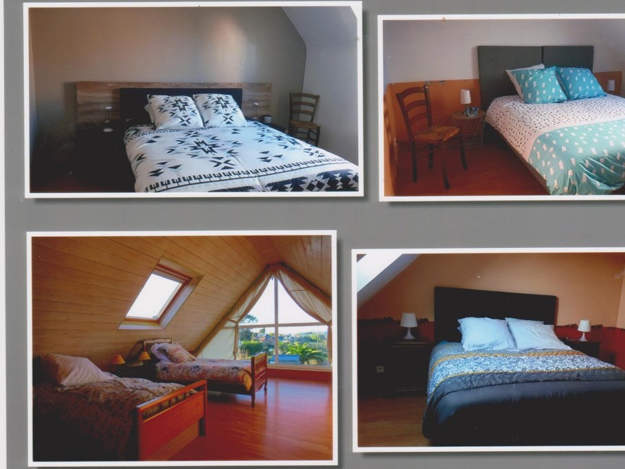 4 grandes chambres , et une salle de jeux/bureau(baby foot) en olus