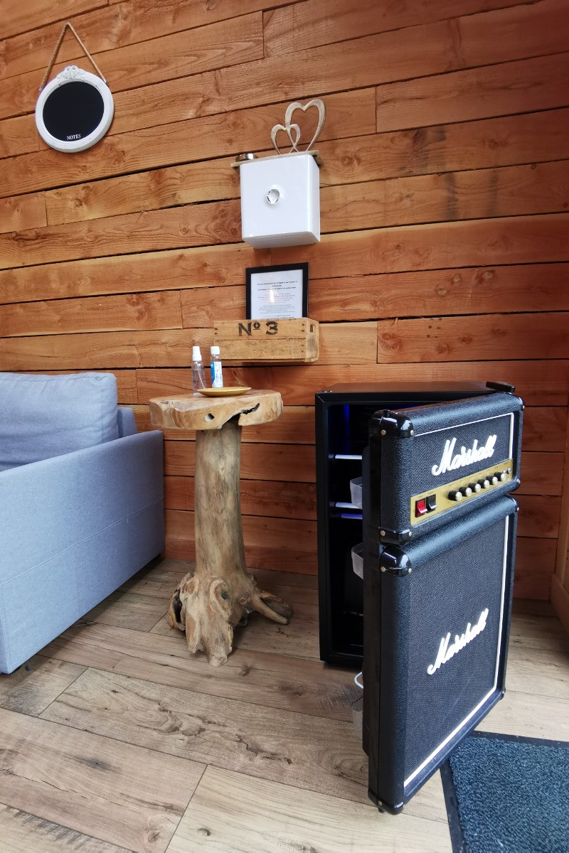 Frigo au design Marshall
