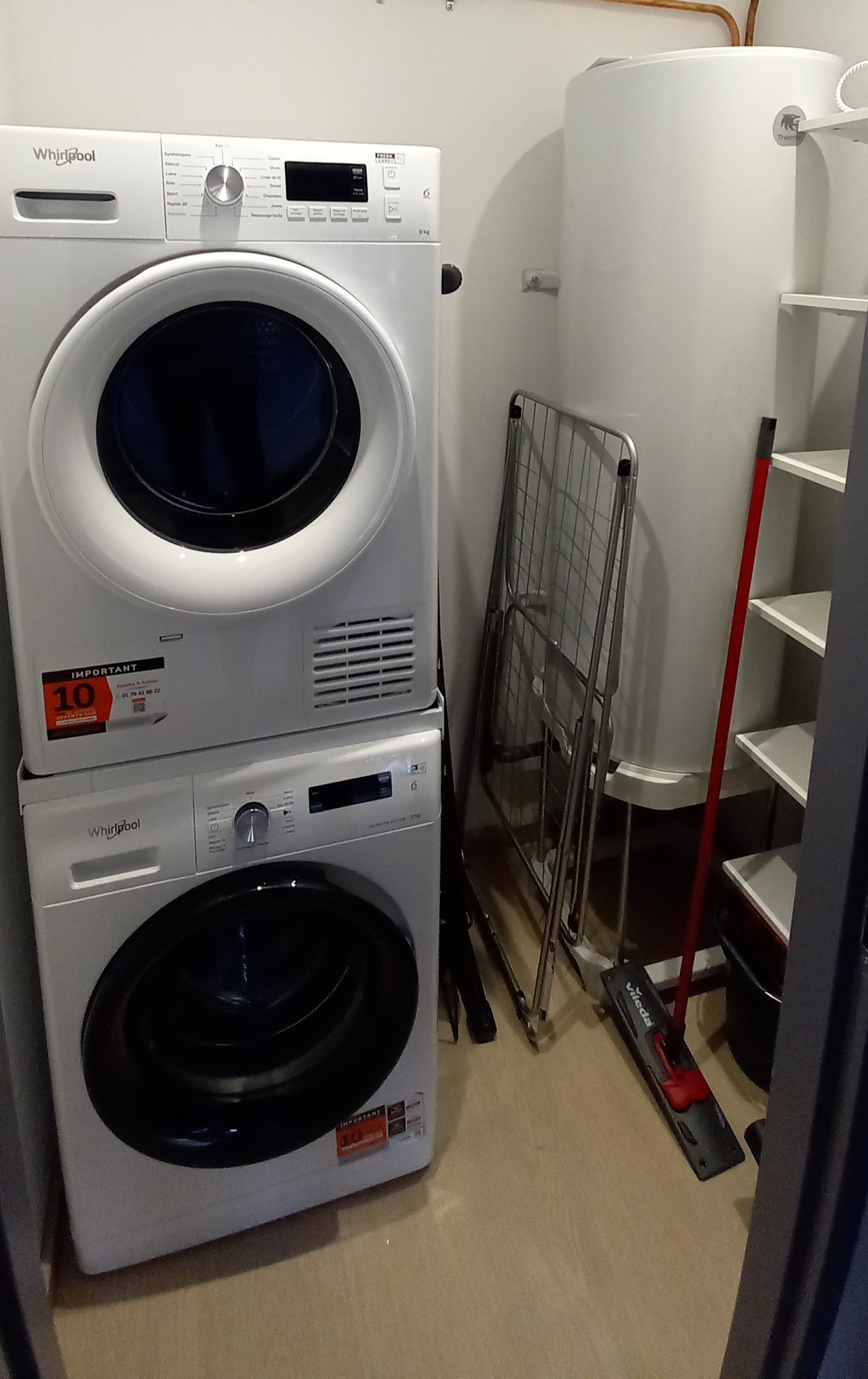 Lave-linge, sèche-linge privatif - Chez Bubu : La Montagne