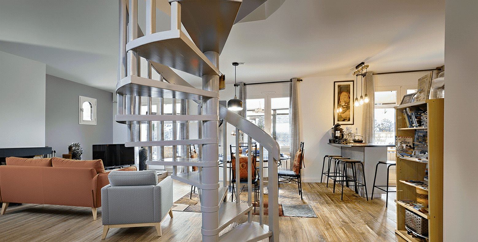 Entrée lumineuse et accueillante-Villa Bruyeride