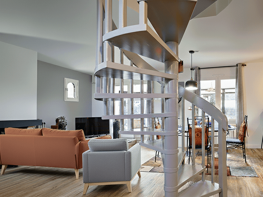 Entrée lumineuse et accueillante-Villa Bruyeride