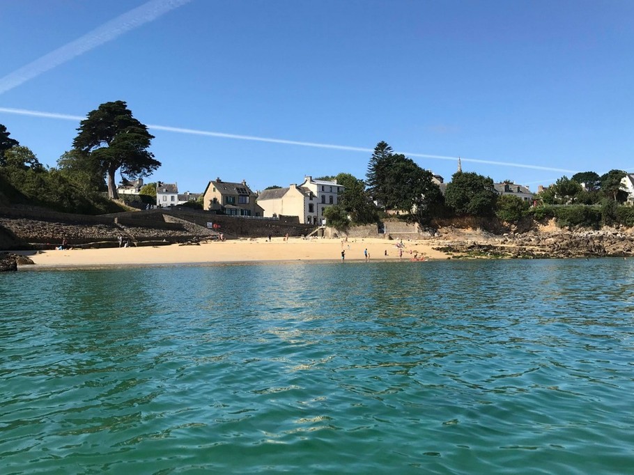 la plage St jean sur le GR 34