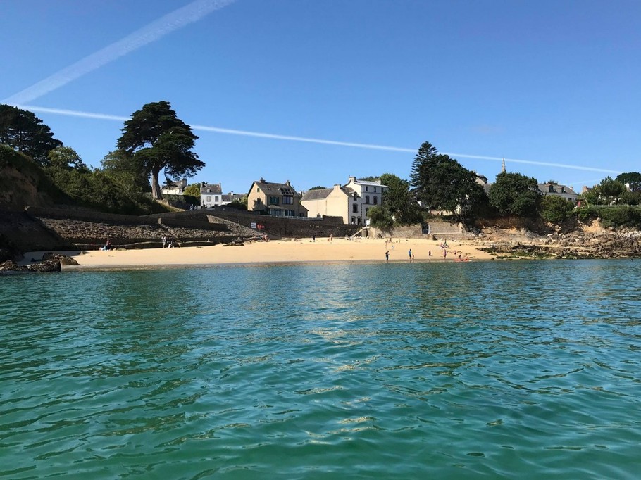 la plage St jeau sur le GR 34