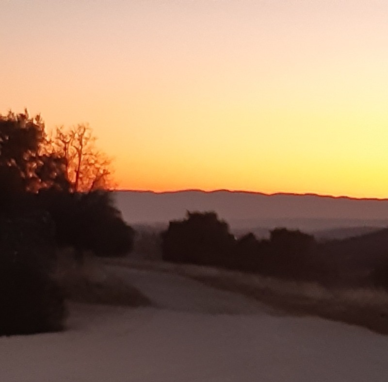 Coucher de Soleil sur le Luberon
