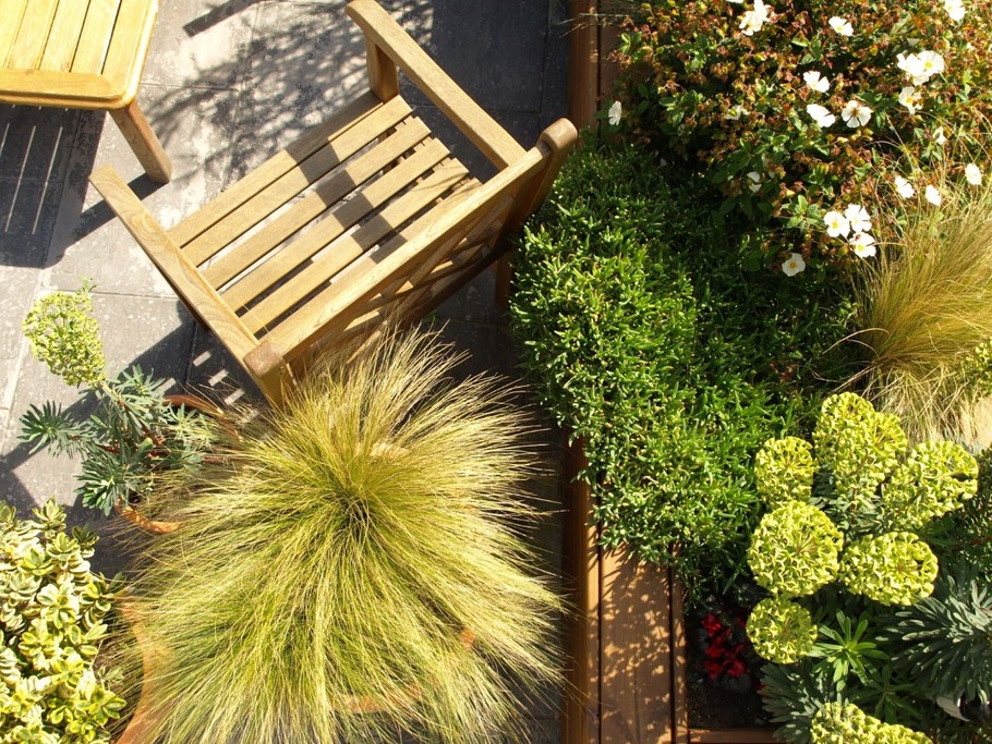 La terrasse paysagée