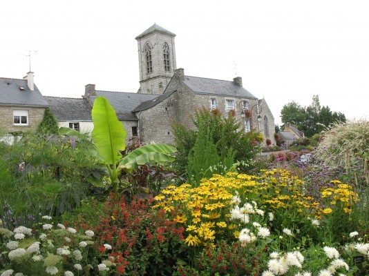 Vue du village fleuri 4 fleurs