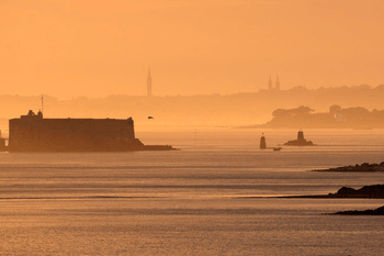 Coucher de soleil sur Saint Pol de Léon