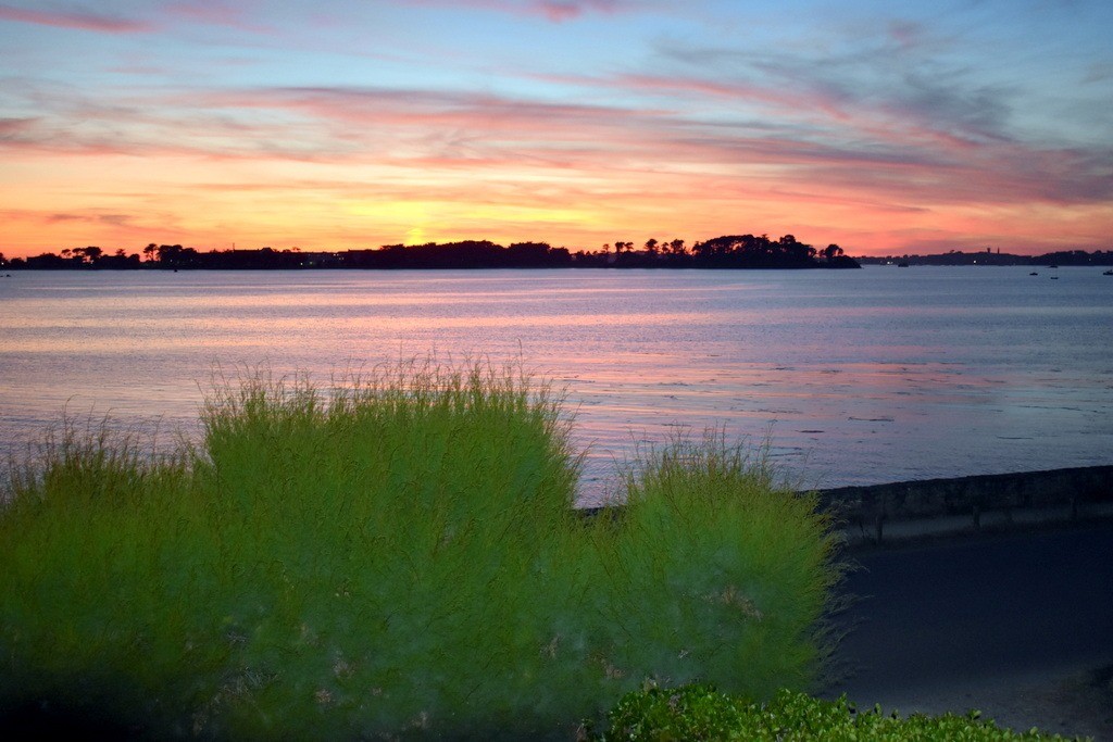 coucher de soleil sur le Laber
