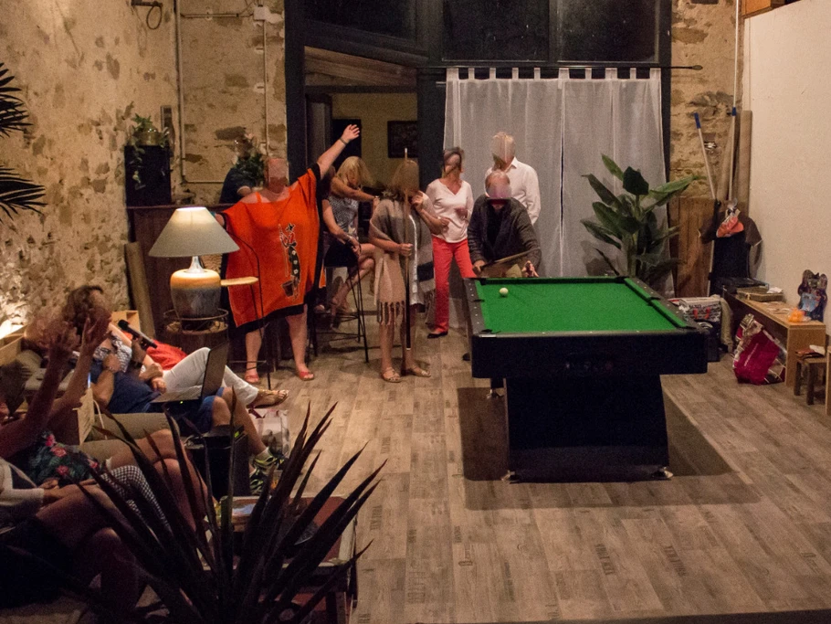 Karaoké dans la grange