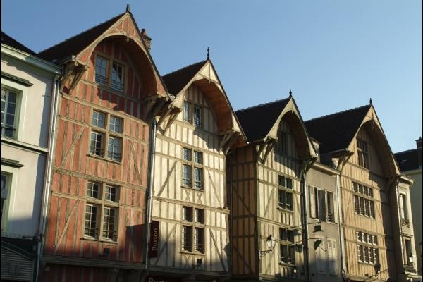 Maisons à colombage à Troyes