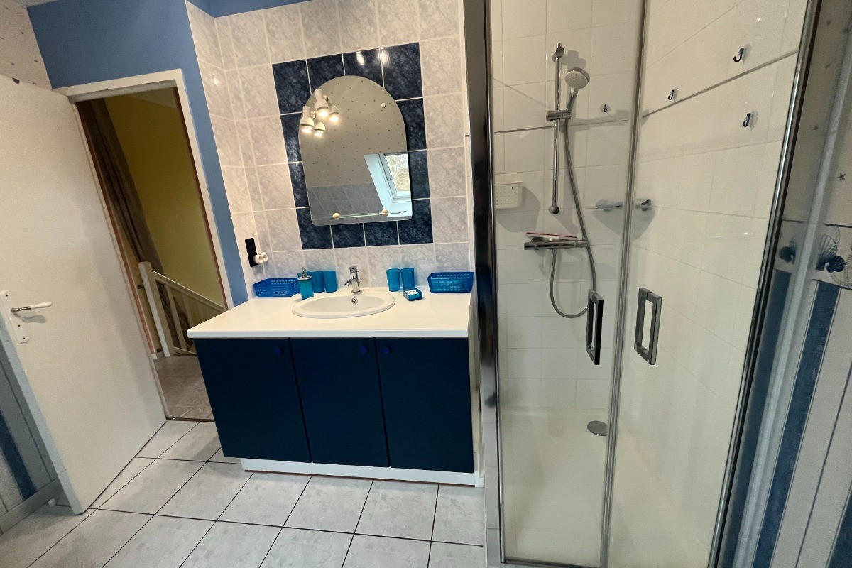Salle de bain vue douche