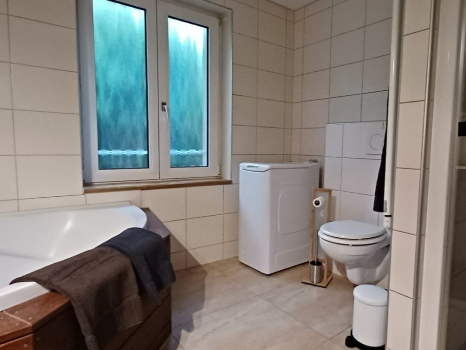 Salle de bains avec douche