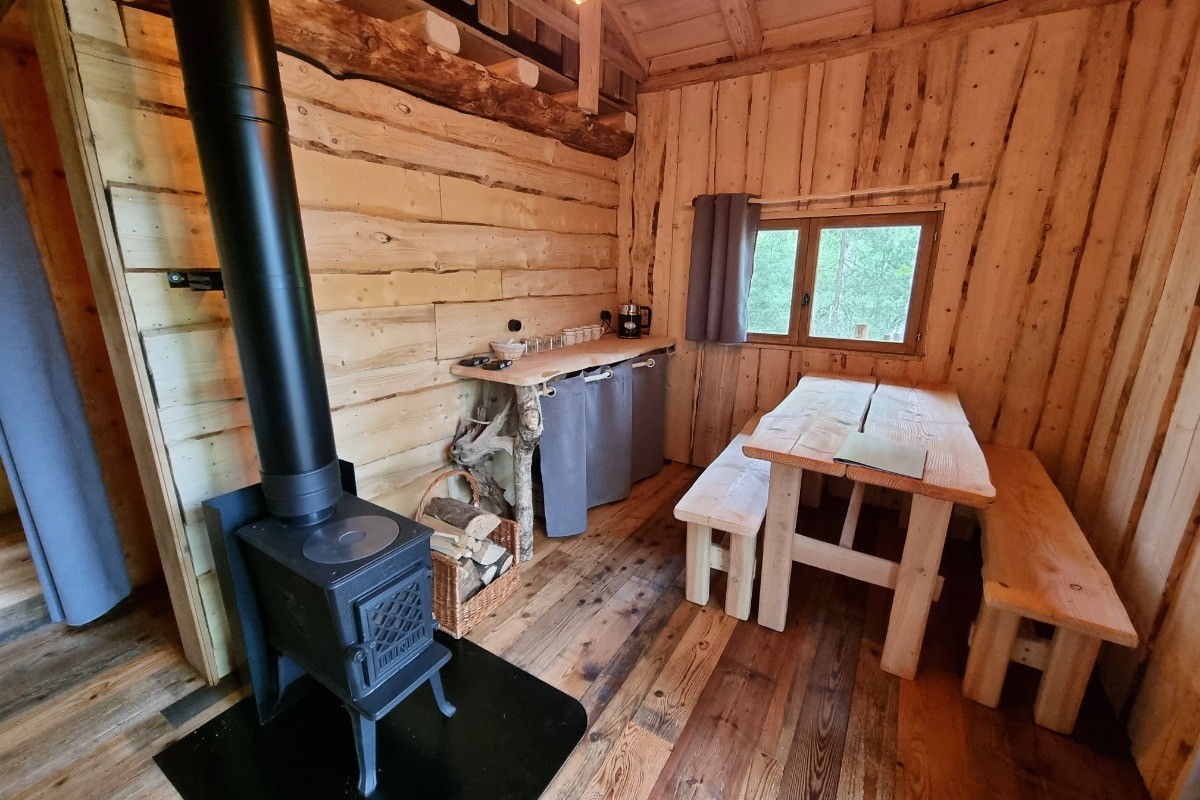 Espace cuisine, Jules Verne - Les Cabanes du Lac de Pierre Percée