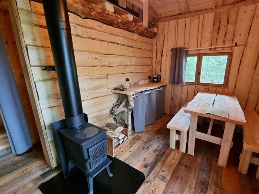 Espace cuisine, Jules Verne - Les Cabanes du Lac de Pierre Percée