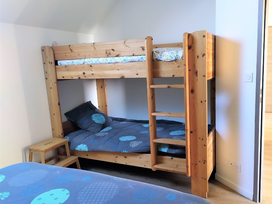 Chambre3 (lits superposés = 8 couchages possibles)