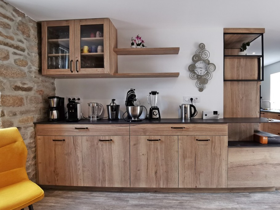 cusine aménagée avec des équipements de qualité