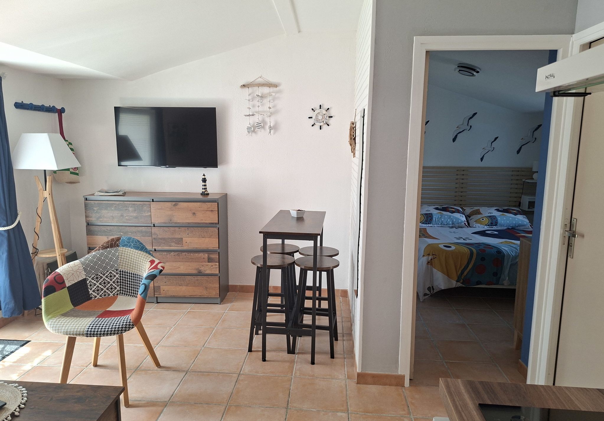 Cottage Etang salé pour 1 à 3 personnes avec un canapé lit, en Charente maritime