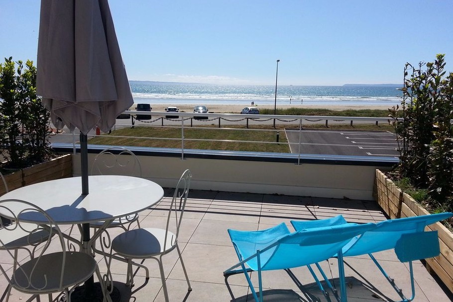 Balcon de 16 m² avec vue sur la baie de Douarnenez
