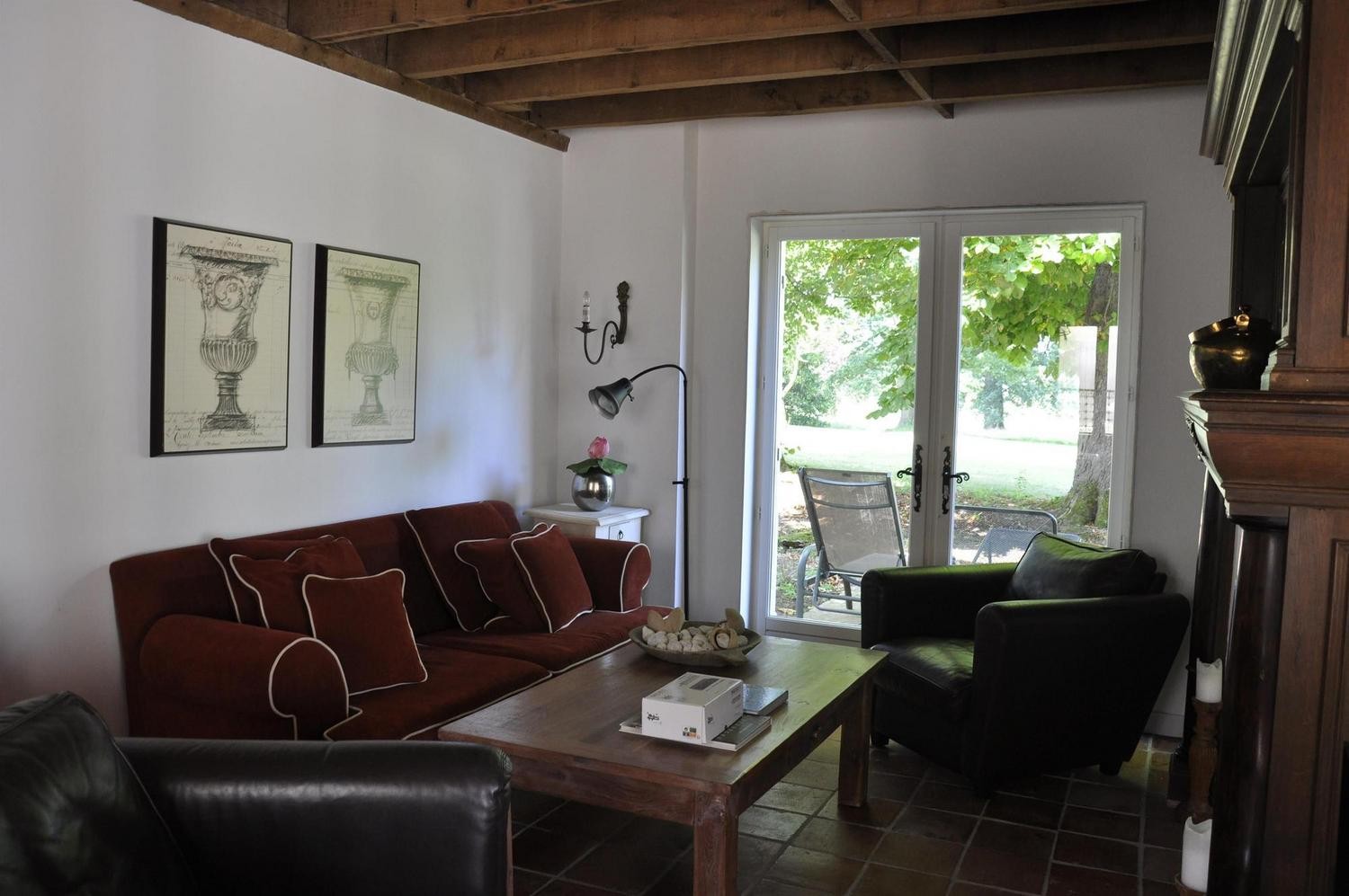 Living room - gîte le Mousquey