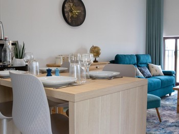 l'espace salon du gîte Mer