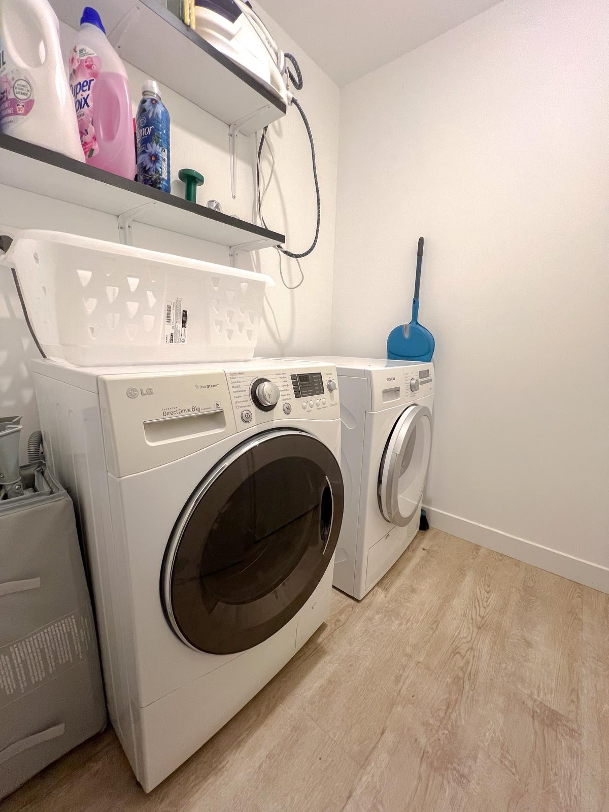 private washing machine and tumble dryer