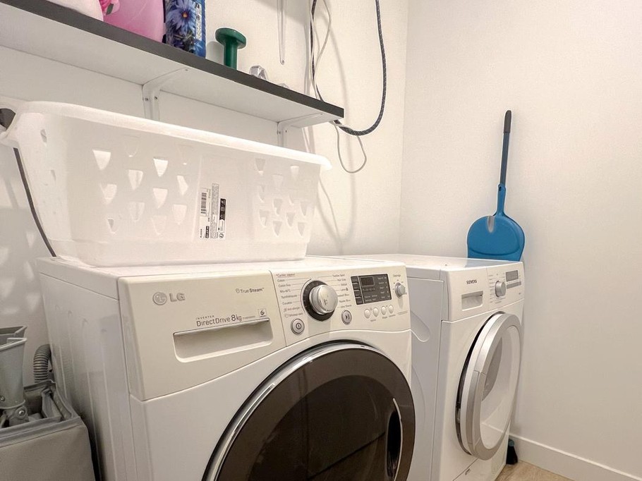 private washing machine and tumble dryer