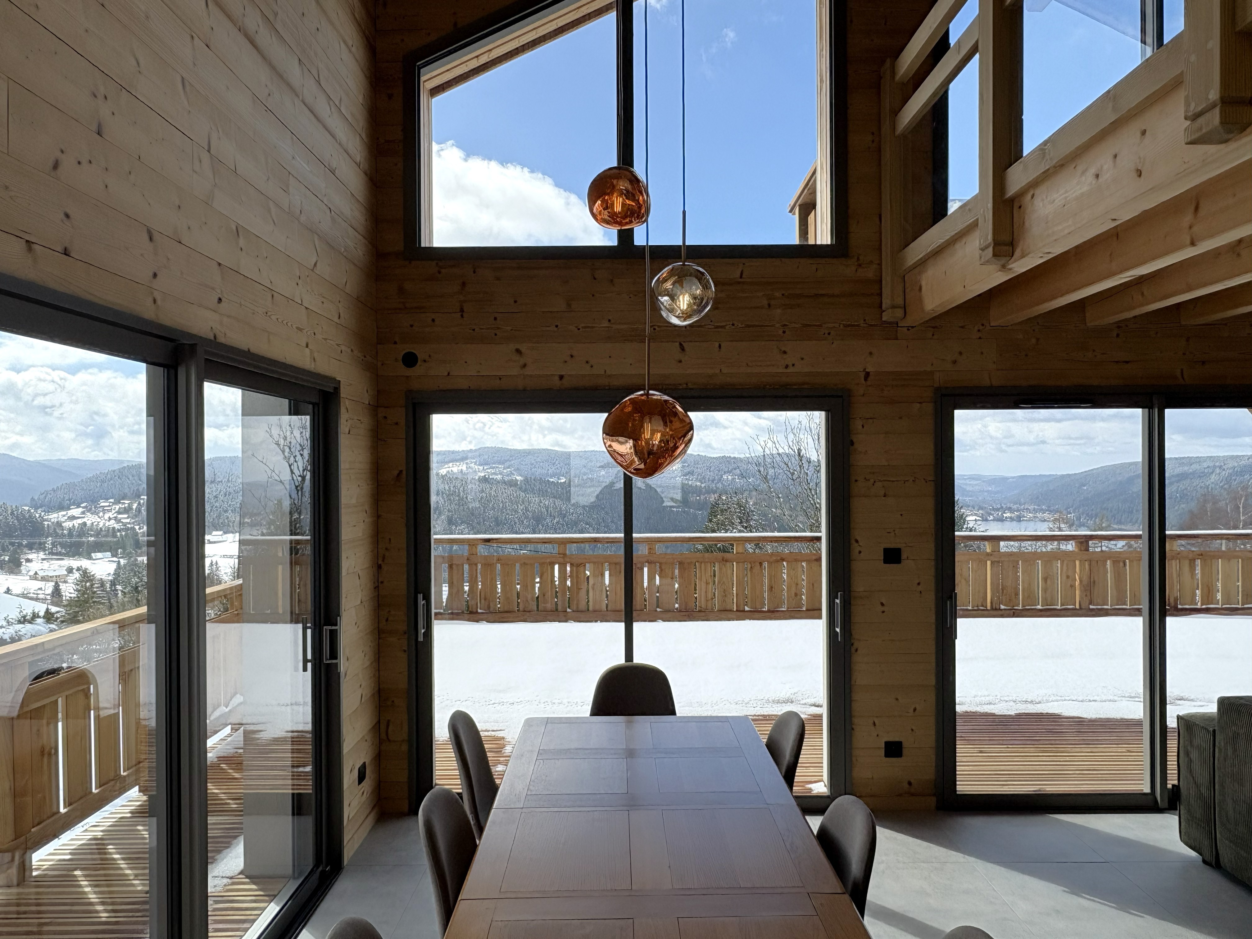 Salon/ séjour - Chalet Belvédère du Costet