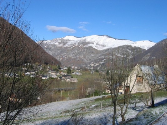 Depuis Auroki, Vue vers Ste-Marie de Campan