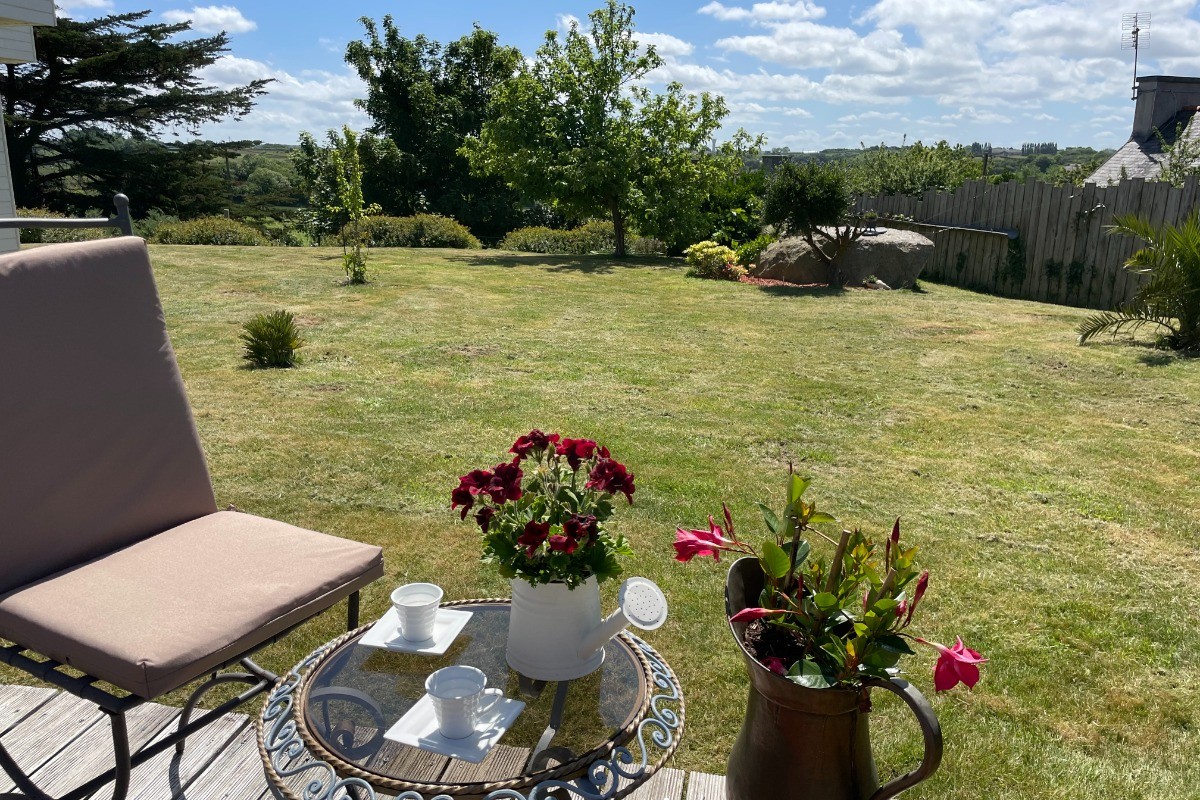 Vue sur le jardin