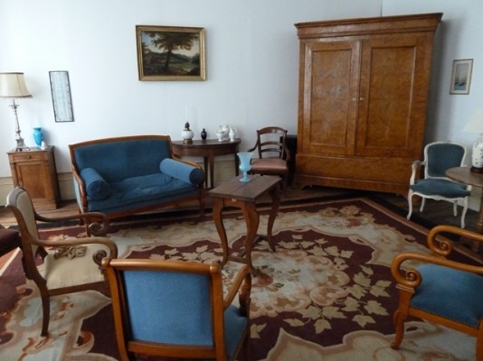 Chambre d'hôtes - Abbaye Autrey - Salon télévision