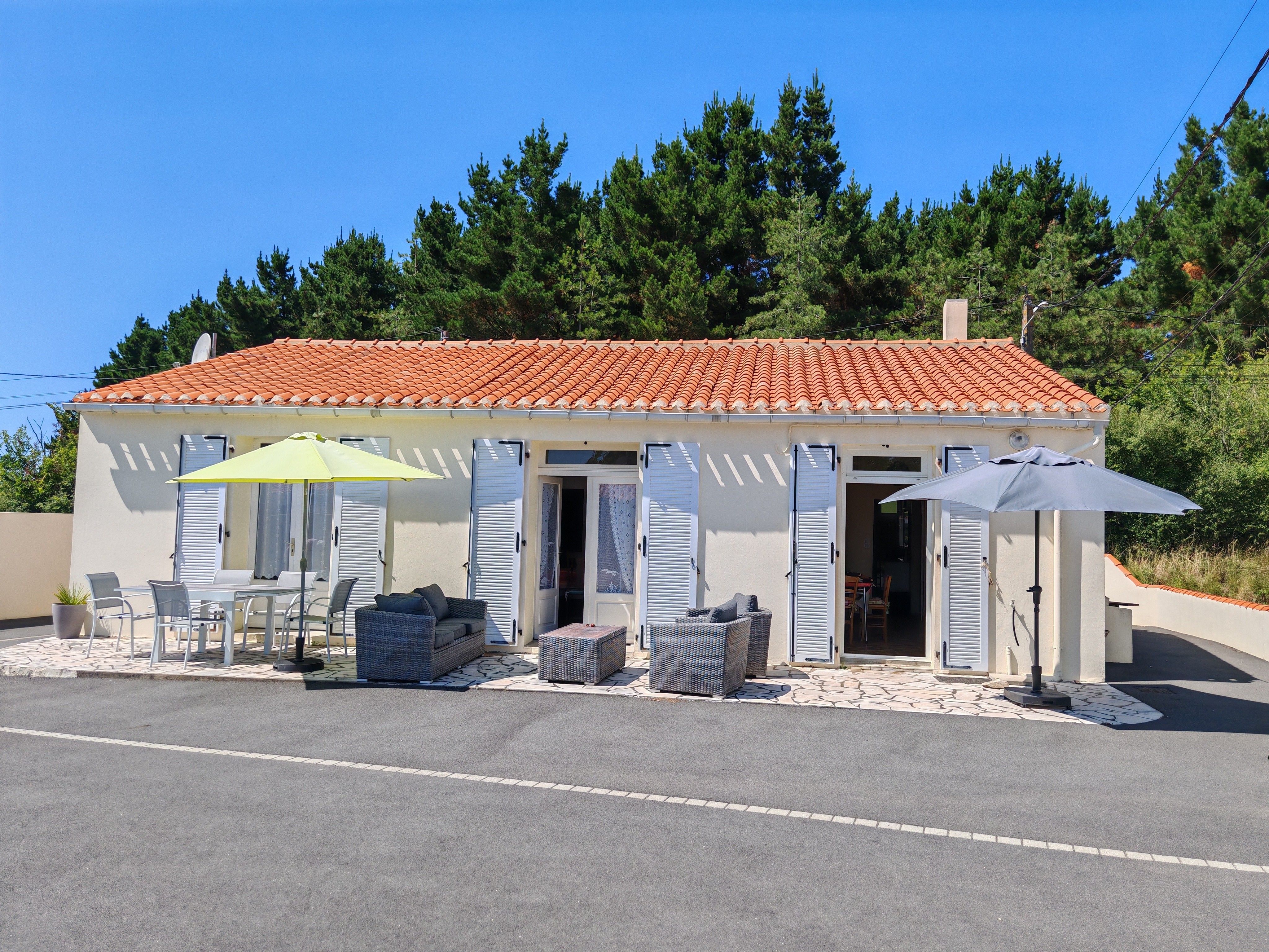 Façade arrière de la maison