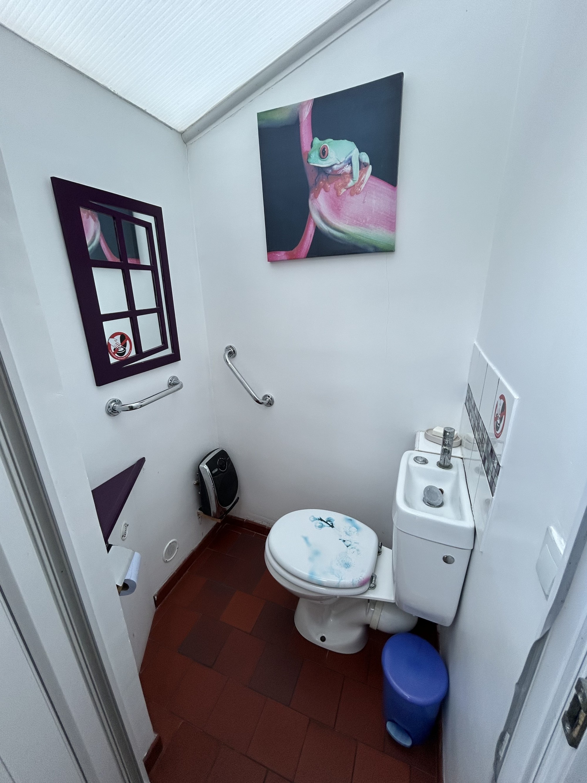toilet on the ground floor