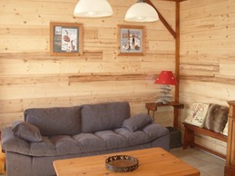 Gite avec vue imprenable proximité stations de ski de l'Oisans (Isère)- salon