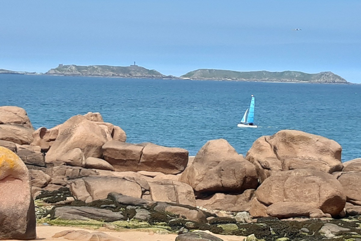 Les rochers de Trégastel, côte de granit rose